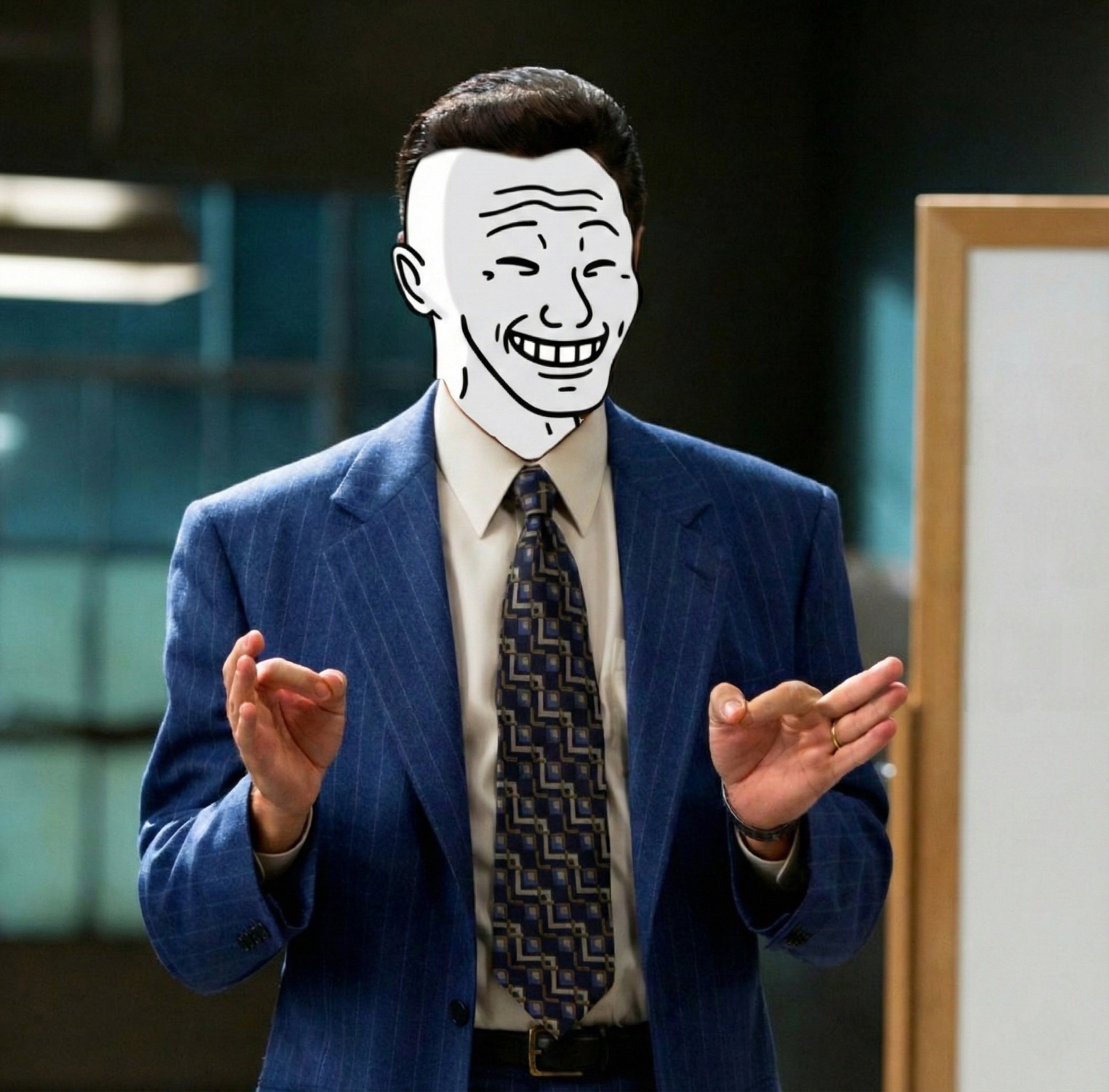 HODLER in business suit